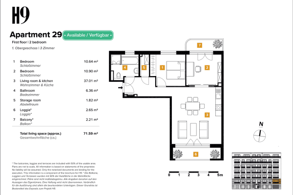 Prodej bytu 3+1 72 m², Hohenstaufenstr. 9, Berlin, Berlín Prodej bytu 3+1 72 m², Hohenstaufenstr. 9, Berlin, Berlín
