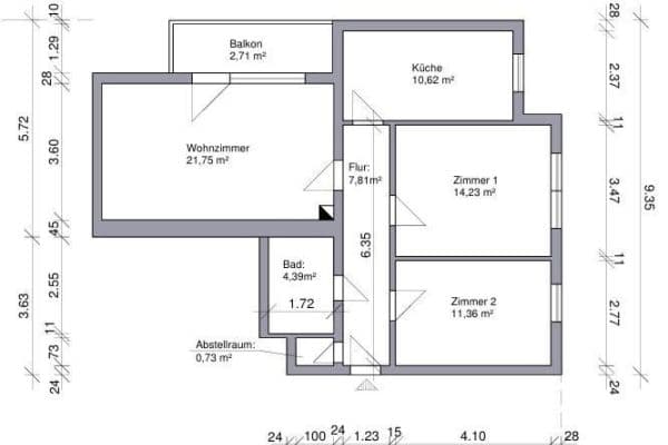 Prodej bytu 3+1 73 m², Mutterstadt Prodej bytu 3+1 73 m², Mutterstadt