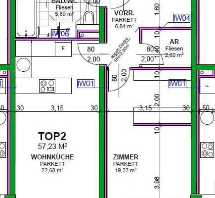 Pronájem bytu 2+1 58 m², Heiligenstädter Straße 395a, Wien, Wien Pronájem bytu 2+1 58 m², Heiligenstädter Straße 395a, Wien, Wien