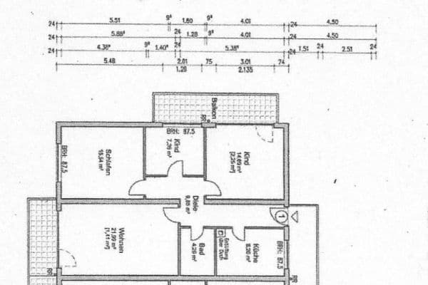Prodej bytu 4+1 90 m², Niedernhausen Prodej bytu 4+1 90 m², Niedernhausen