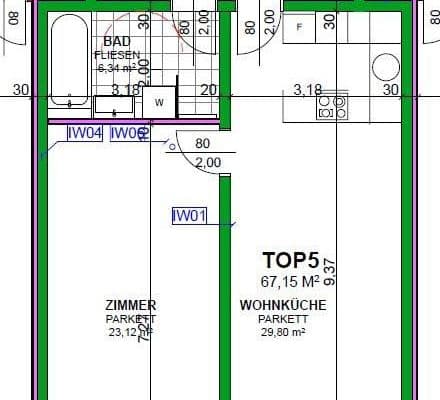 Pronájem bytu 2+1 68 m², Heiligenstädter Straße 395a, Wien, Wien Pronájem bytu 2+1 68 m², Heiligenstädter Straße 395a, Wien, Wien