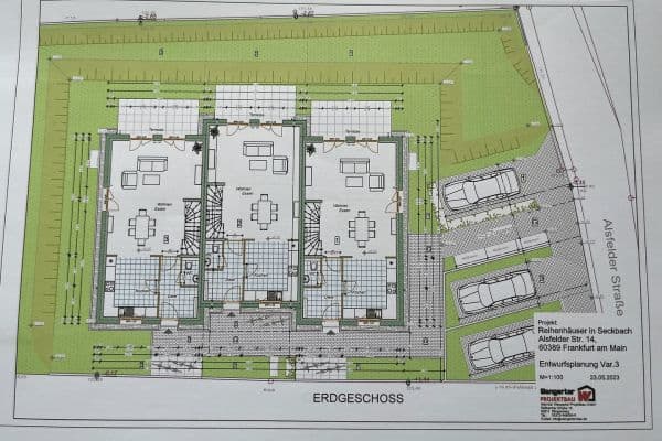 Prodej domu 157 m², pozemek 168 m², Alsfelder Straße 14, Frankfurt -Seckbach Prodej domu 157 m², pozemek 168 m², Alsfelder Straße 14, Frankfurt -Seckbach