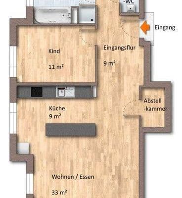 Pronájem bytu 3+1 93 m², Oberursel Pronájem bytu 3+1 93 m², Oberursel