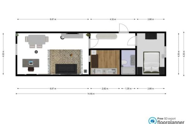 Pronájem bytu 2+1 50 m², München, Bavorsko Pronájem bytu 2+1 50 m², München, Bavorsko