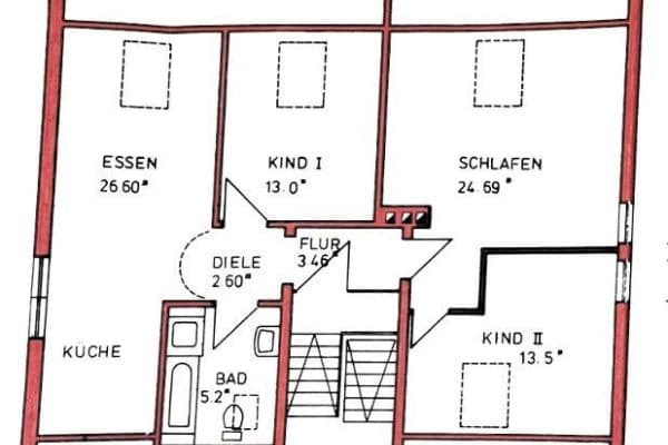 Pronájem bytu 4+1 86 m², Gernotstraße 6, Gernsheim Pronájem bytu 4+1 86 m², Gernotstraße 6, Gernsheim