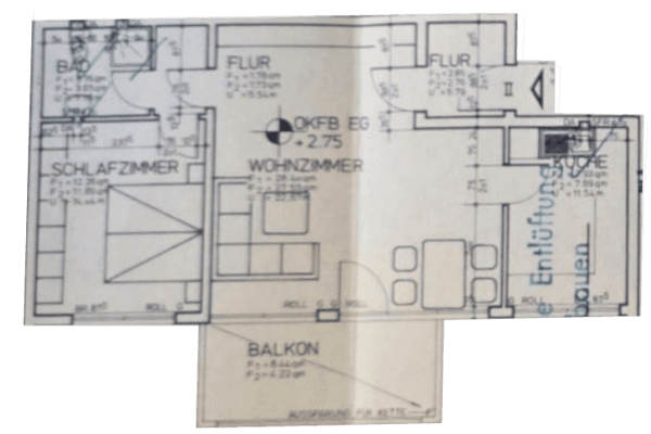 Pronájem bytu 2+kk 60 m², Hüttemeisterstraße 15, Lüdenscheid Pronájem bytu 2+kk 60 m², Hüttemeisterstraße 15, Lüdenscheid