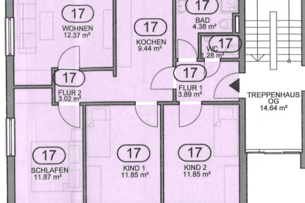 Pronájem bytu 4+1 70 m², Friedhofsweg 19 C, Niestetal Pronájem bytu 4+1 70 m², Friedhofsweg 19 C, Niestetal