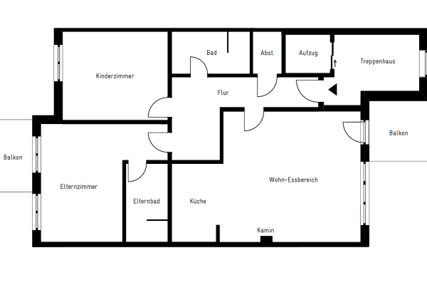 Pronájem bytu 3+1 110 m², Hilden Pronájem bytu 3+1 110 m², Hilden