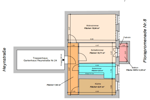 Prodej bytu 2+1 55 m², Heynstr. 24, Berlin, Berlín Prodej bytu 2+1 55 m², Heynstr. 24, Berlin, Berlín