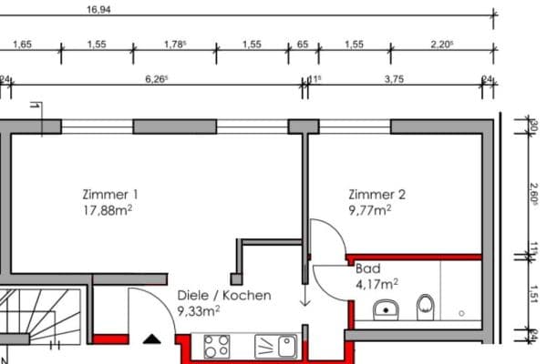Pronájem bytu 1+1 12 m², Frankfurt am Main Pronájem bytu 1+1 12 m², Frankfurt am Main