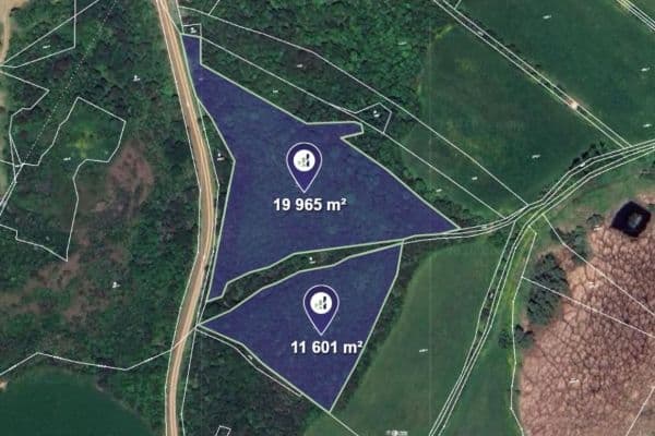 Prodej pozemku 55.007 m², Želenice Prodej pozemku 55.007 m², Želenice