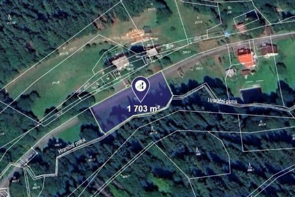 Prodej pozemku 1.703 m², Cotkytle Prodej pozemku 1.703 m², Cotkytle
