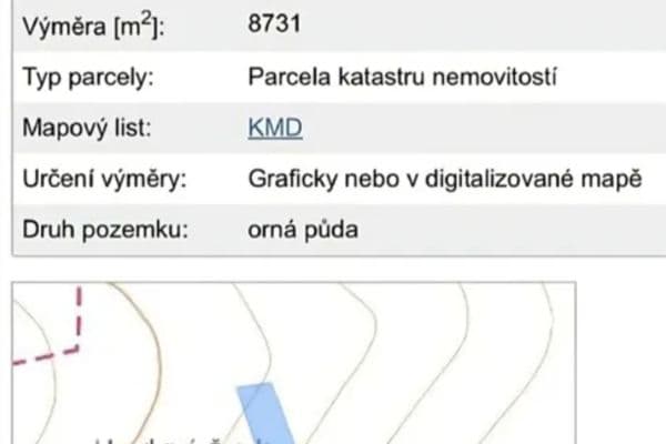 Prodej pozemku 8.731 m², Dobříč Prodej pozemku 8.731 m², Dobříč