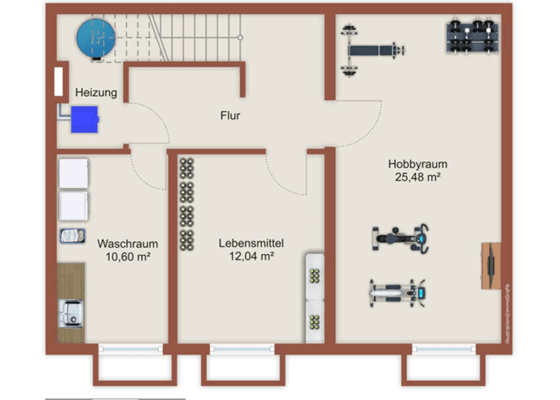 Pronájem bytu 2+1 55 m², Griesheim Pronájem bytu 2+1 55 m², Griesheim