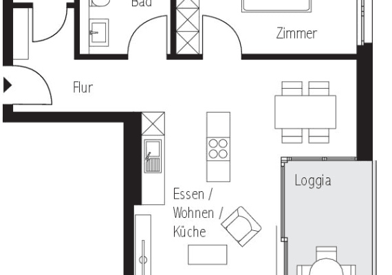 Pronájem bytu 2+1 65 m², Herbststraße.21, Heilbronn Pronájem bytu 2+1 65 m², Herbststraße.21, Heilbronn