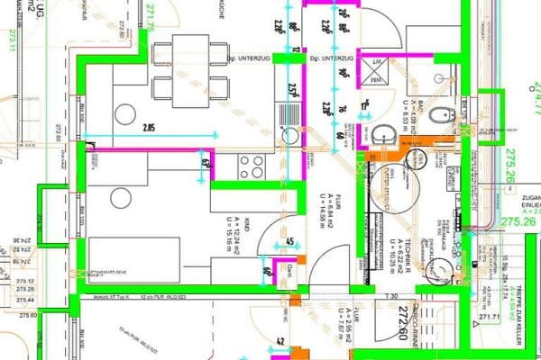 Pronájem bytu 3+1 72 m², Burgstetten Pronájem bytu 3+1 72 m², Burgstetten