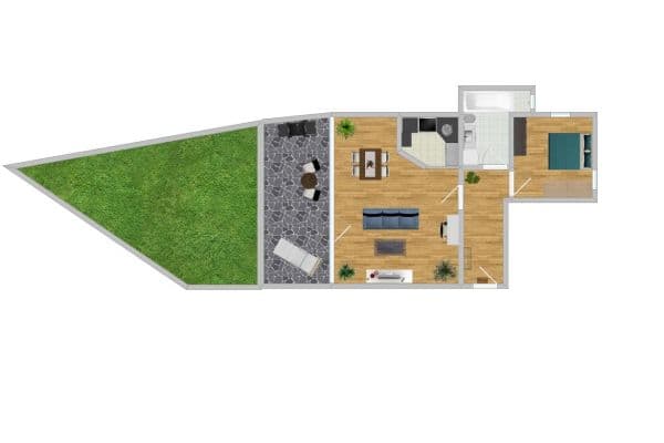 Pronájem bytu 2+kk 61 m², Friedrichstraße 46, Denkendorf Pronájem bytu 2+kk 61 m², Friedrichstraße 46, Denkendorf