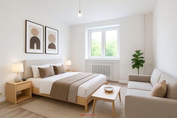 Pronájem bytu 1+1 37 m², náměstí Jana Nerudy, Pronájem bytu 1+1 37 m², náměstí Jana Nerudy,