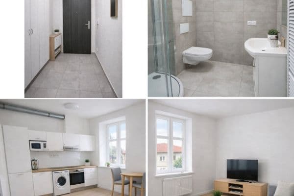 Pronájem bytu 1+kk 22 m², Mathonova, Pronájem bytu 1+kk 22 m², Mathonova,