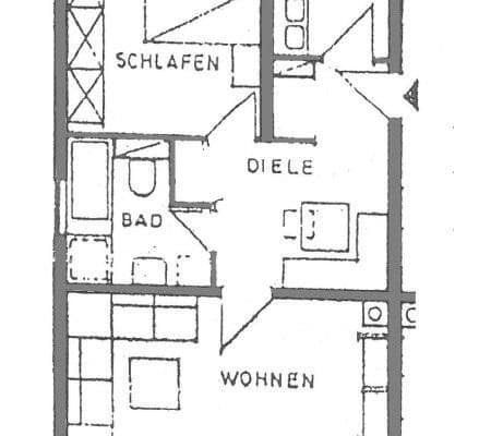 Pronájem bytu 2+1 61 m², Happurger Straße 4, Nürnberg, Bavorsko Pronájem bytu 2+1 61 m², Happurger Straße 4, Nürnberg, Bavorsko