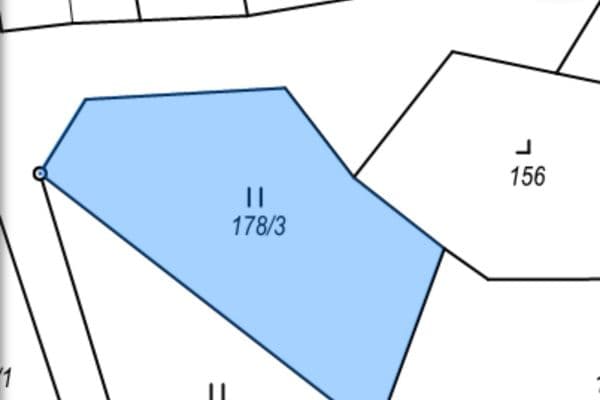 Prodej pozemku 504 m², Podhradí Prodej pozemku 504 m², Podhradí