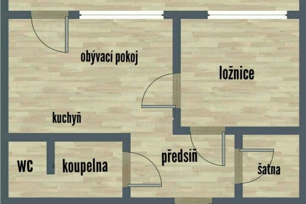 Prodej bytu 2+kk 35 m², Revoluční, Litoměřice Prodej bytu 2+kk 35 m², Revoluční, Litoměřice