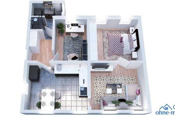 Pronájem bytu 2+kk 64 m², Felsenstraße 12, Heidenheim Pronájem bytu 2+kk 64 m², Felsenstraße 12, Heidenheim