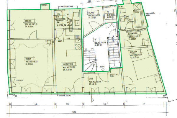 Pronájem bytu 3+kk 90 m², Karolinenstraße 17, Bamberg, Bavorsko Pronájem bytu 3+kk 90 m², Karolinenstraße 17, Bamberg, Bavorsko