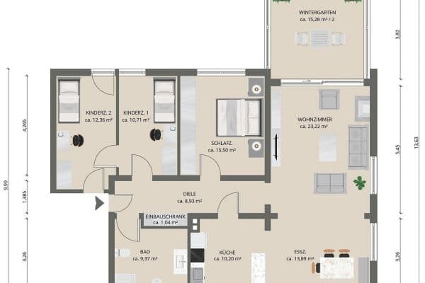 Prodej bytu 4+kk 113 m², Schwäbisch Gmünd Prodej bytu 4+kk 113 m², Schwäbisch Gmünd