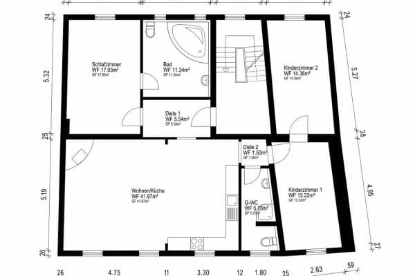 Pronájem bytu 4+1 112 m², Bochum Pronájem bytu 4+1 112 m², Bochum