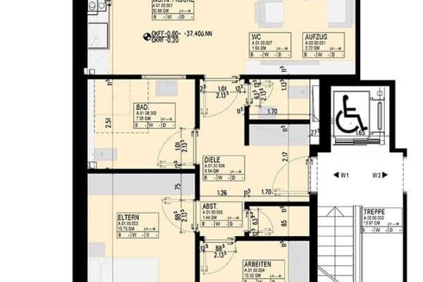 Pronájem bytu 3+1 80 m², Viersen Pronájem bytu 3+1 80 m², Viersen
