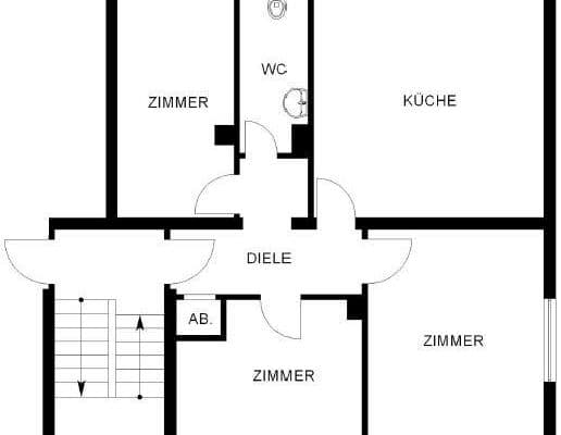 Pronájem bytu 3+kk 70 m², Ludwigstr. 54, Herne Pronájem bytu 3+kk 70 m², Ludwigstr. 54, Herne