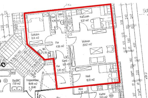 Pronájem bytu 3+1 67 m², Conrad Clauß Straße 20, Hohenstein-Ernstthal Pronájem bytu 3+1 67 m², Conrad Clauß Straße 20, Hohenstein-Ernstthal