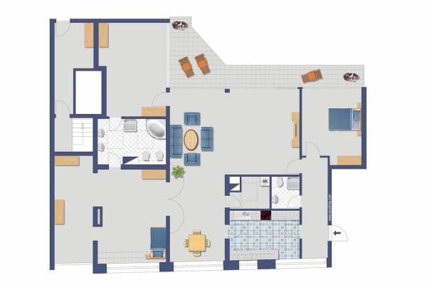 Prodej bytu 5+1 198 m², Albrechtstraße, Berlin, Berlín Prodej bytu 5+1 198 m², Albrechtstraße, Berlin, Berlín