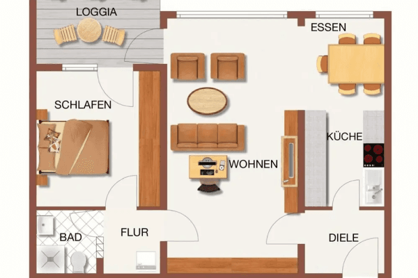 Pronájem bytu 2+kk 67 m², Frölingstraße 5c, Bad Homburg vor der Höhe Pronájem bytu 2+kk 67 m², Frölingstraße 5c, Bad Homburg vor der Höhe