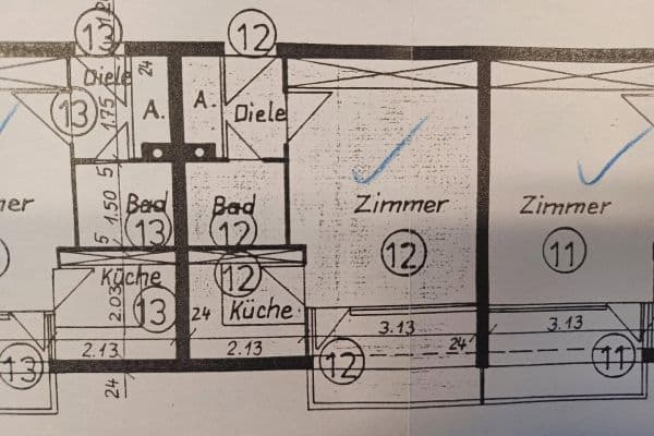 Prodej bytu 1+1 27 m², Arcostr. 10-12, Berlin, Berlín Prodej bytu 1+1 27 m², Arcostr. 10-12, Berlin, Berlín
