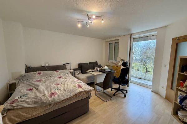 Pronájem bytu 1+kk 36 m², Pegasusstr. 16, Unterschleißheim, Bavorsko Pronájem bytu 1+kk 36 m², Pegasusstr. 16, Unterschleißheim, Bavorsko