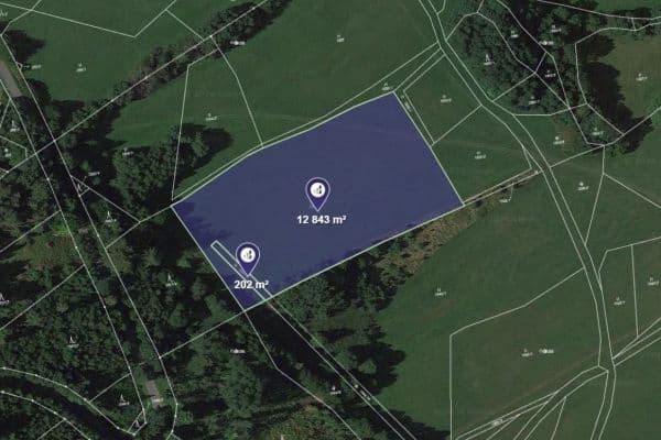 Prodej pozemku 12.944 m², Chuchelna Prodej pozemku 12.944 m², Chuchelna