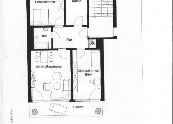 Pronájem bytu 3+1 72 m², Hohenstaufenring 5, Worms Pronájem bytu 3+1 72 m², Hohenstaufenring 5, Worms