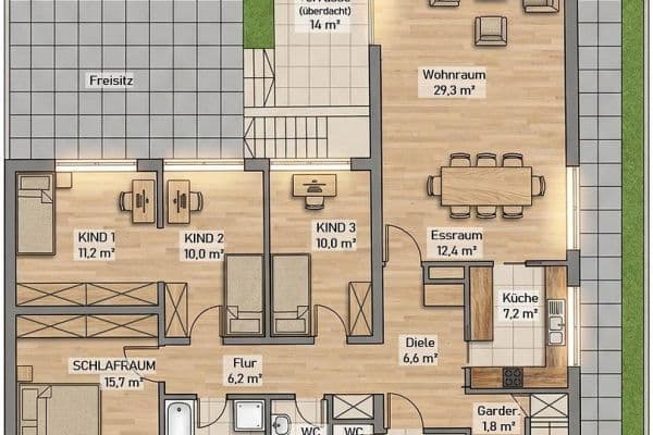Prodej domu 170 m², pozemek 728 m², Am Steinern Kreuz 16, Darmstadt Prodej domu 170 m², pozemek 728 m², Am Steinern Kreuz 16, Darmstadt