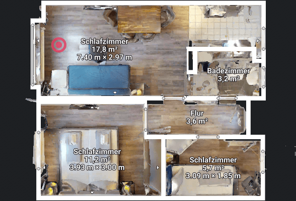 Pronájem bytu 2+kk 40 m², Hannover, Dolní Sasko Pronájem bytu 2+kk 40 m², Hannover, Dolní Sasko