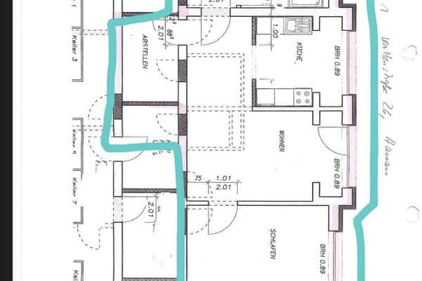 Pronájem bytu 3+1 79 m², Kattenstraße 26, Hanau Pronájem bytu 3+1 79 m², Kattenstraße 26, Hanau