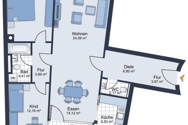Prodej bytu 3+1 104 m², August-Hörmann-Platz 3, Gauting, Bavorsko Prodej bytu 3+1 104 m², August-Hörmann-Platz 3, Gauting, Bavorsko