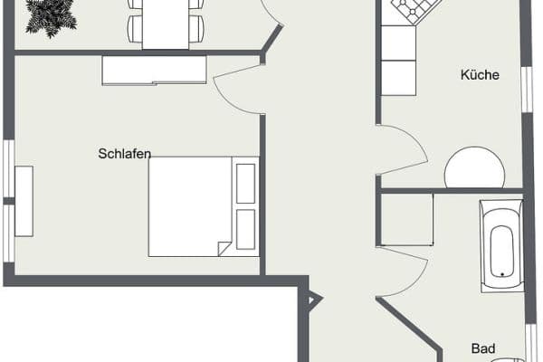 Pronájem bytu 3+1 81 m², Dorfstraße 25, Moisburg Pronájem bytu 3+1 81 m², Dorfstraße 25, Moisburg
