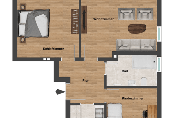 Pronájem bytu 3+1 60 m², Nürnberg, Bavorsko Pronájem bytu 3+1 60 m², Nürnberg, Bavorsko