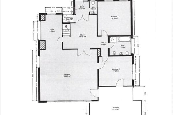 Pronájem bytu 3+1 135 m², Röntgenstraße 26, Hanau Pronájem bytu 3+1 135 m², Röntgenstraße 26, Hanau