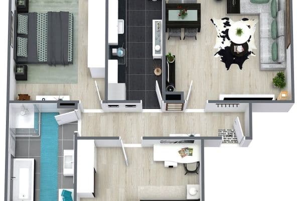 Pronájem bytu 3+1 71 m², Äußere Crimmitschauer Straße 33, Meerane Pronájem bytu 3+1 71 m², Äußere Crimmitschauer Straße 33, Meerane