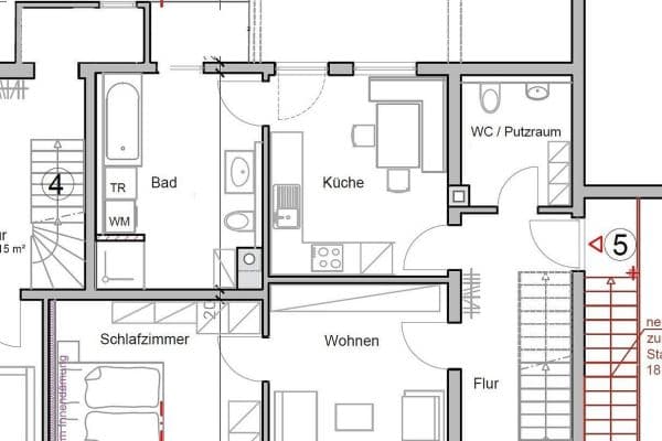 Pronájem bytu 4+1 104 m², Rielasingen-Worblingen Pronájem bytu 4+1 104 m², Rielasingen-Worblingen