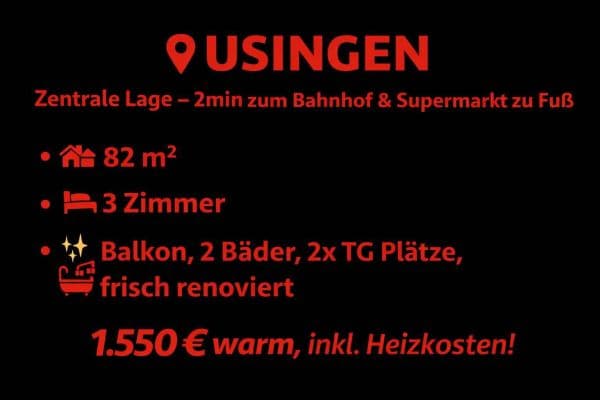Pronájem bytu 3+1 82 m², Bahnhofstr. 22d, Usingen Pronájem bytu 3+1 82 m², Bahnhofstr. 22d, Usingen