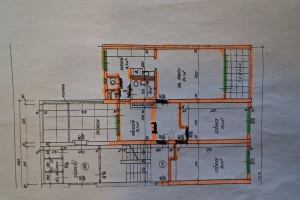 Pronájem bytu 4+1 90 m², Dětská, Praha Pronájem bytu 4+1 90 m², Dětská, Praha